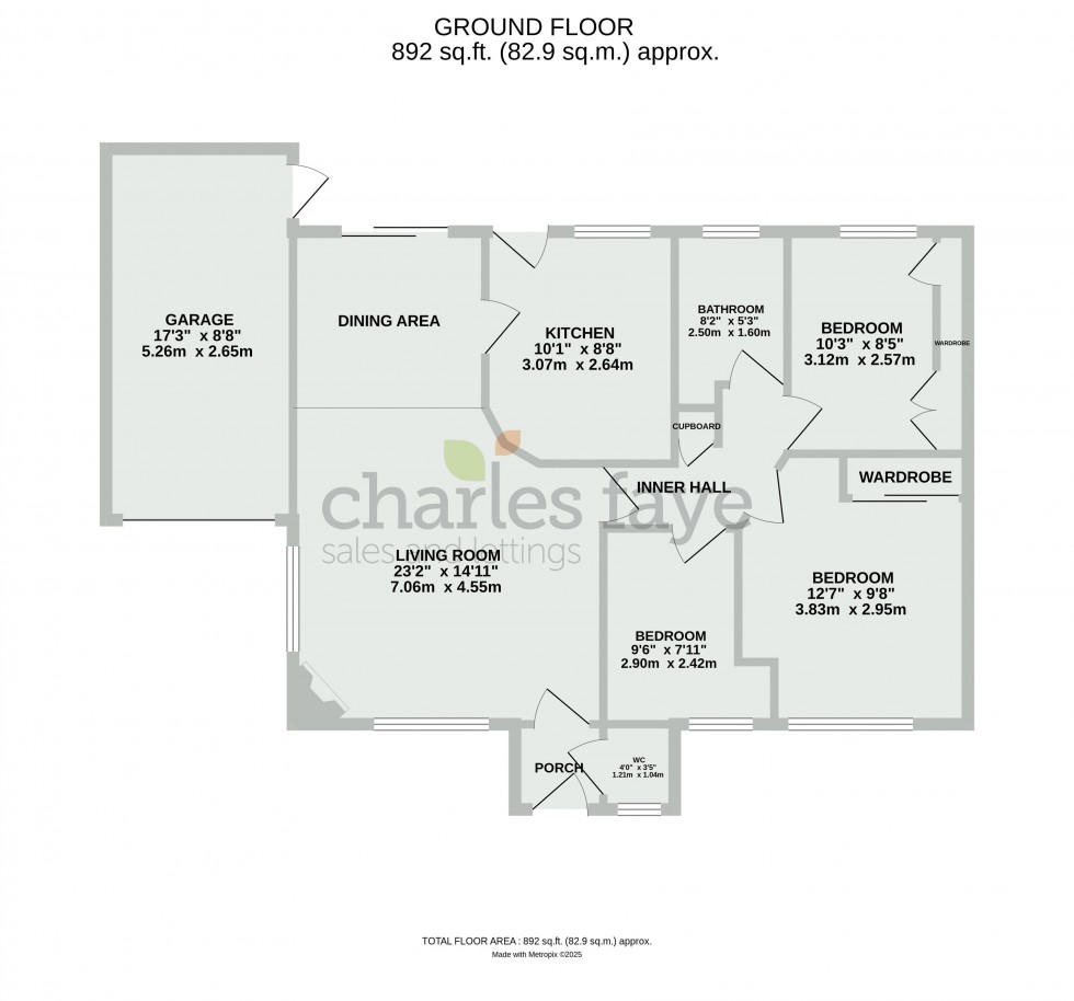 Floorplan for Long Barrow Road, Calne