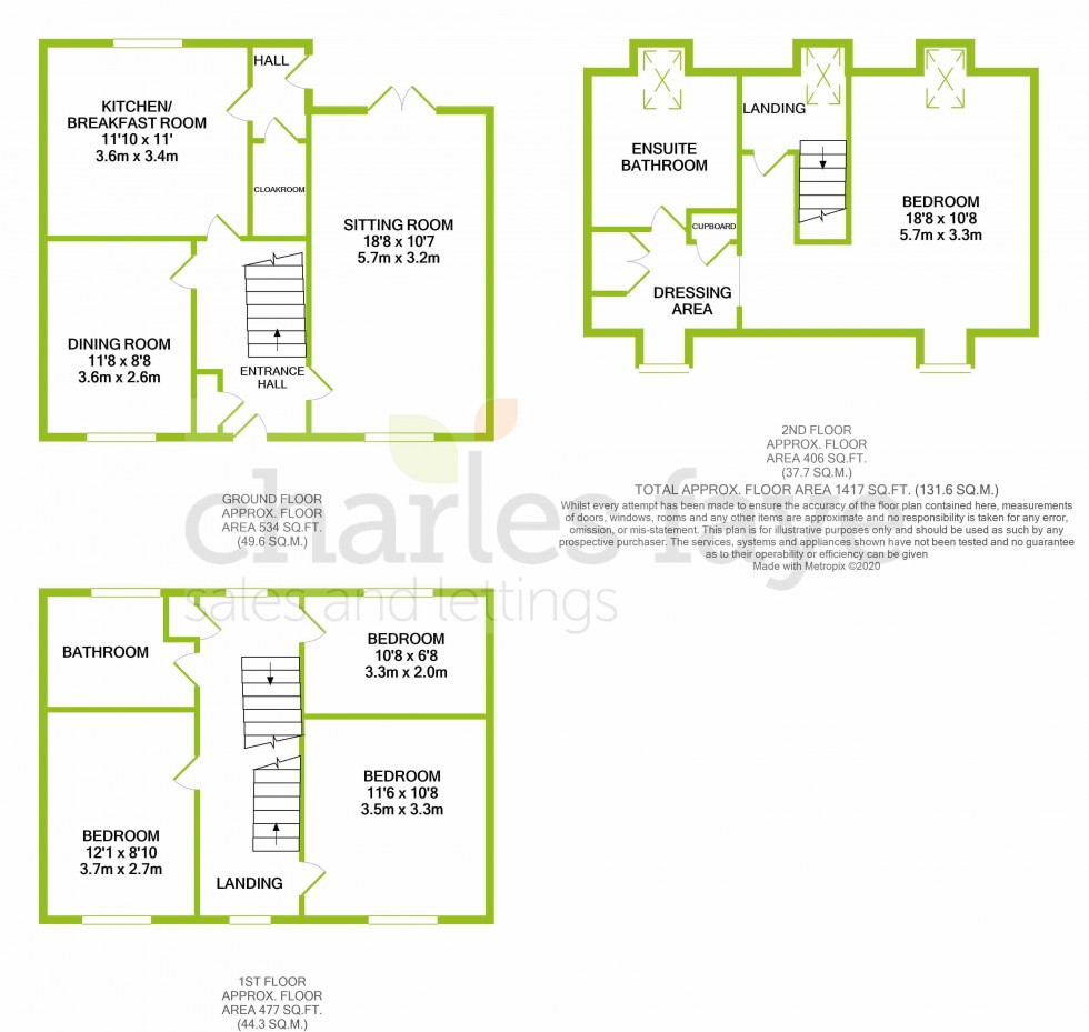 Floorplan for Grayling Close, Calne