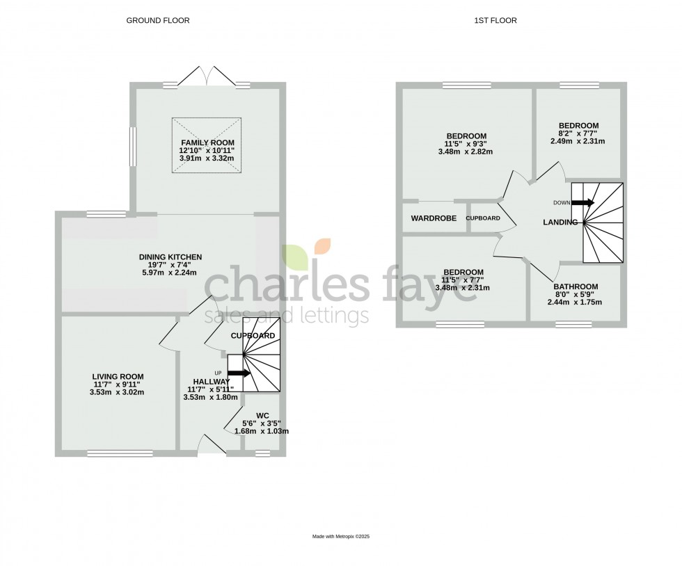 Floorplan for Poppy Close, Calne