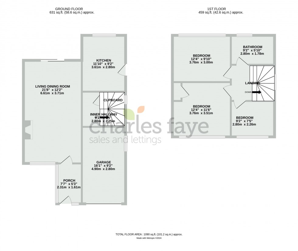 Floorplan for The Rise, Calne