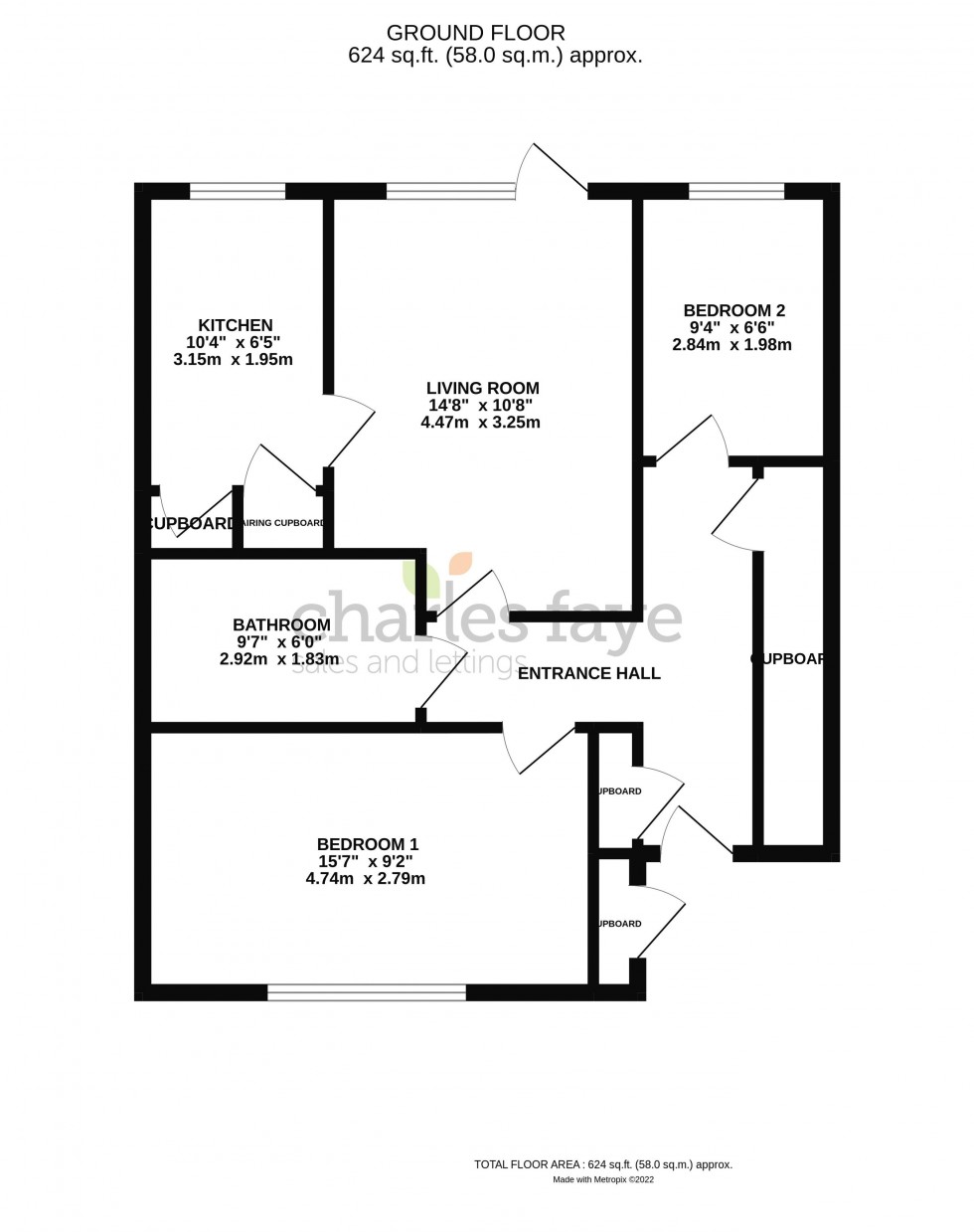 Floorplan for Grierson Close, Calne