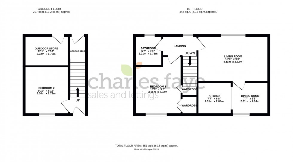 Floorplan for Campion Close, Calne