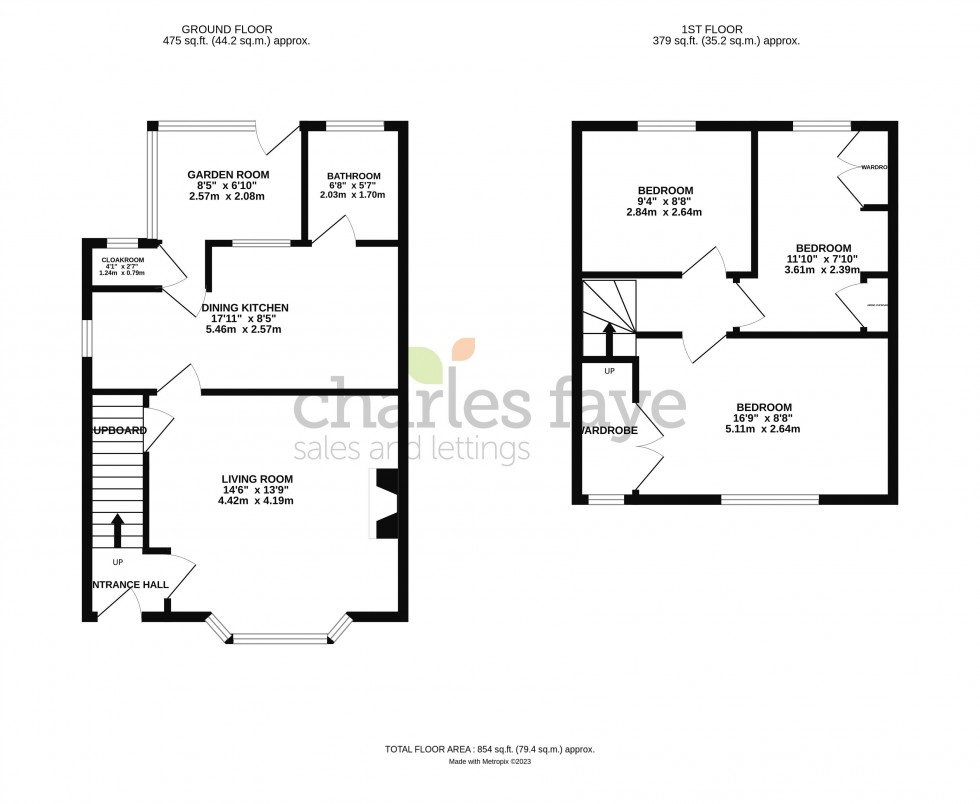 Floorplan for Lansdowne Close, Calne