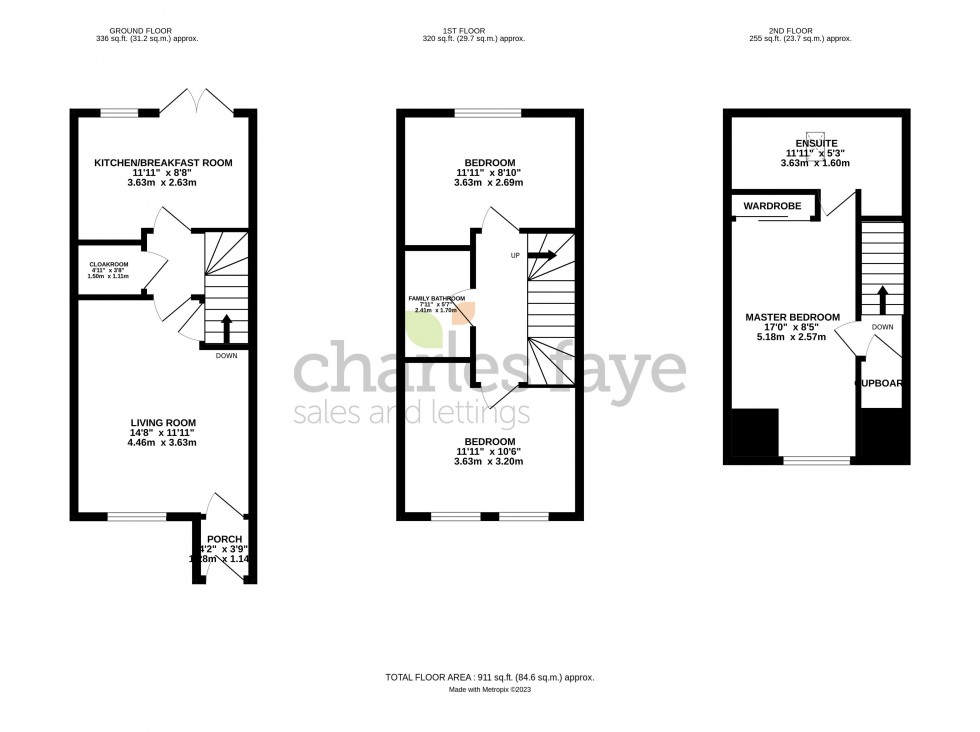 Floorplan for Hillier Crescent, Calne