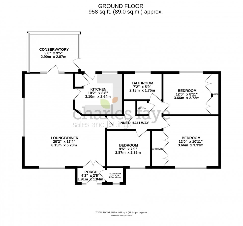 Floorplan for Long Barrow Road, Calne
