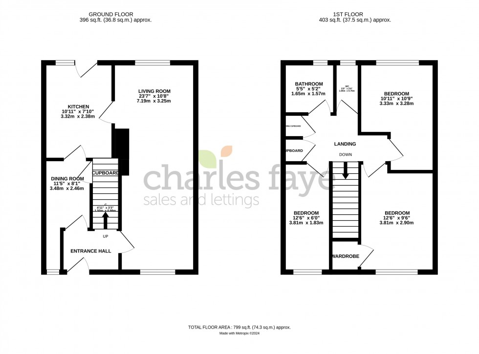 Floorplan for Swaddon Street, Calne