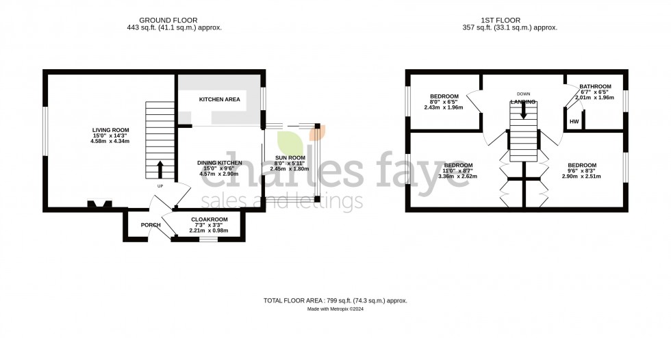 Floorplan for Trinity Park, Calne