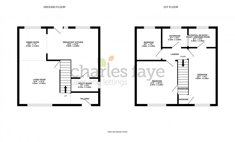 Floorplan for Ernle Road, Calne