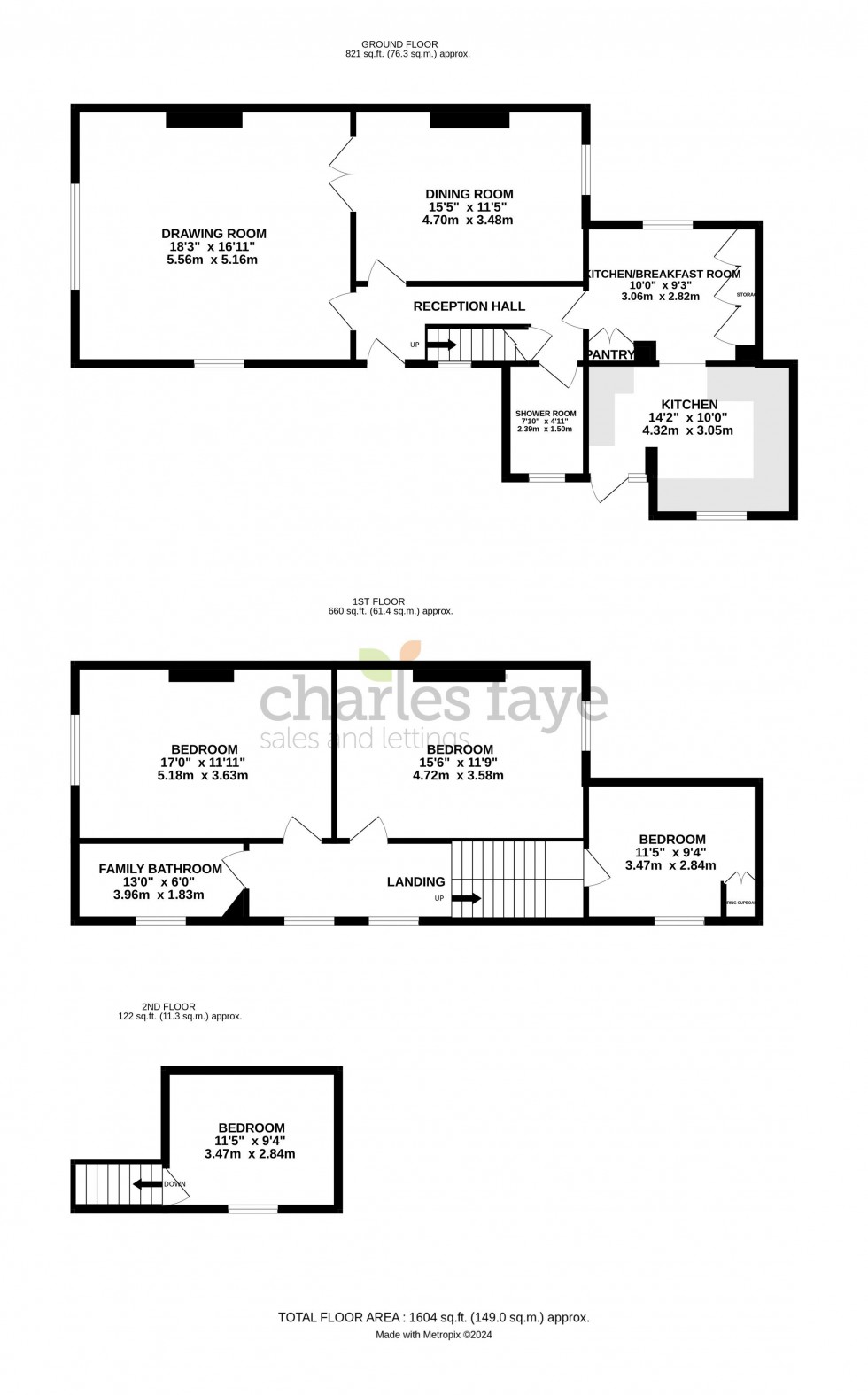 Floorplan for Kerry Crescent, Calne