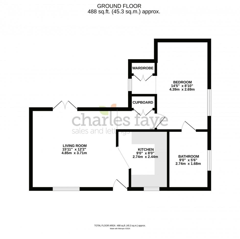 Floorplan for Charlotte Court, Calne