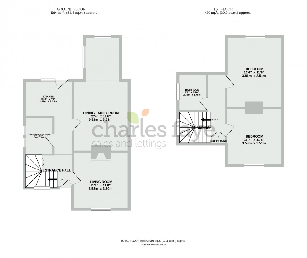 Floorplan for Oxford Road, Calne