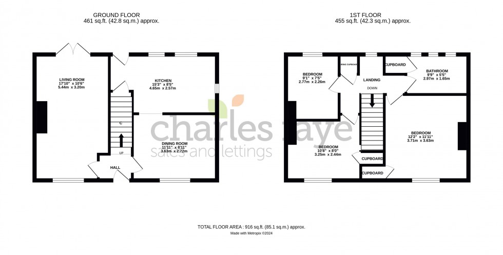 Floorplan for North End, Calne