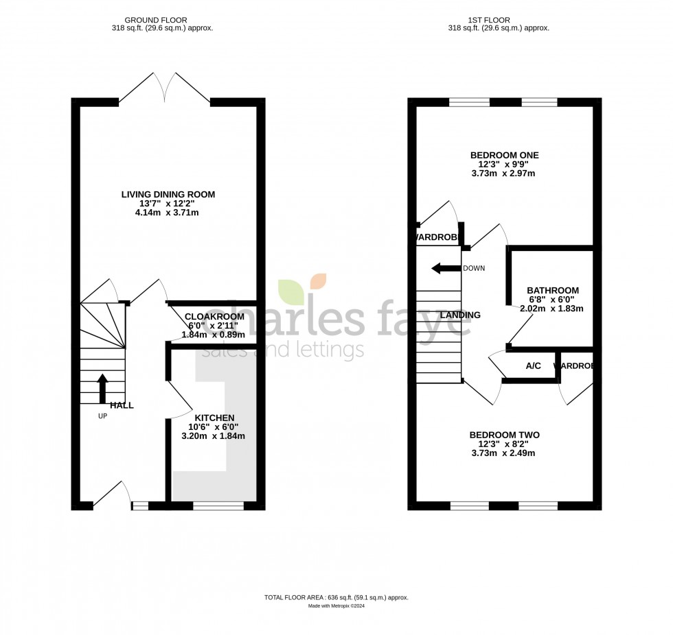 Floorplan for Oldbury Prior, Calne