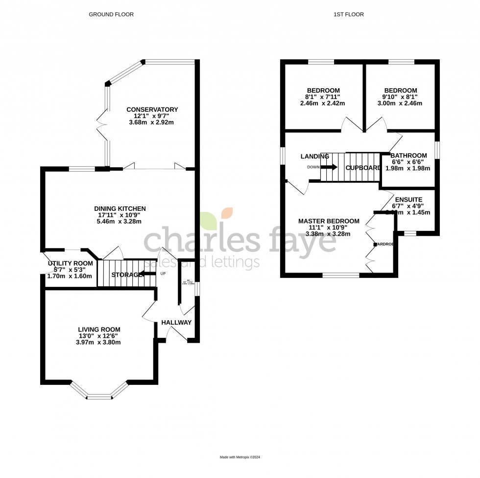 Floorplan for Amberley Close, Calne