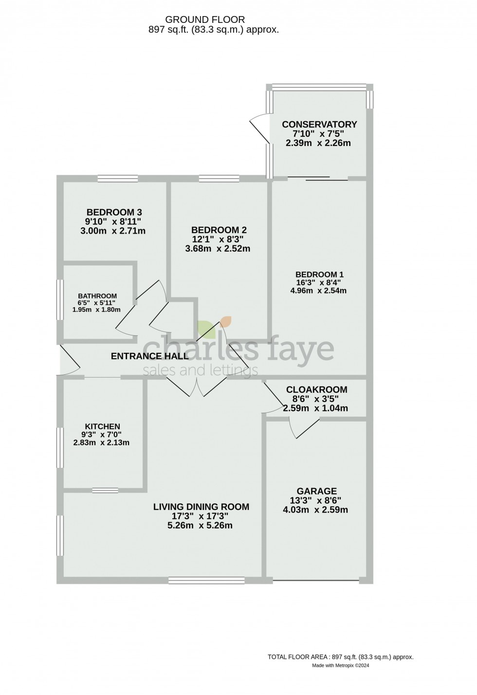 Floorplan for Lansdowne Crescent, Calne