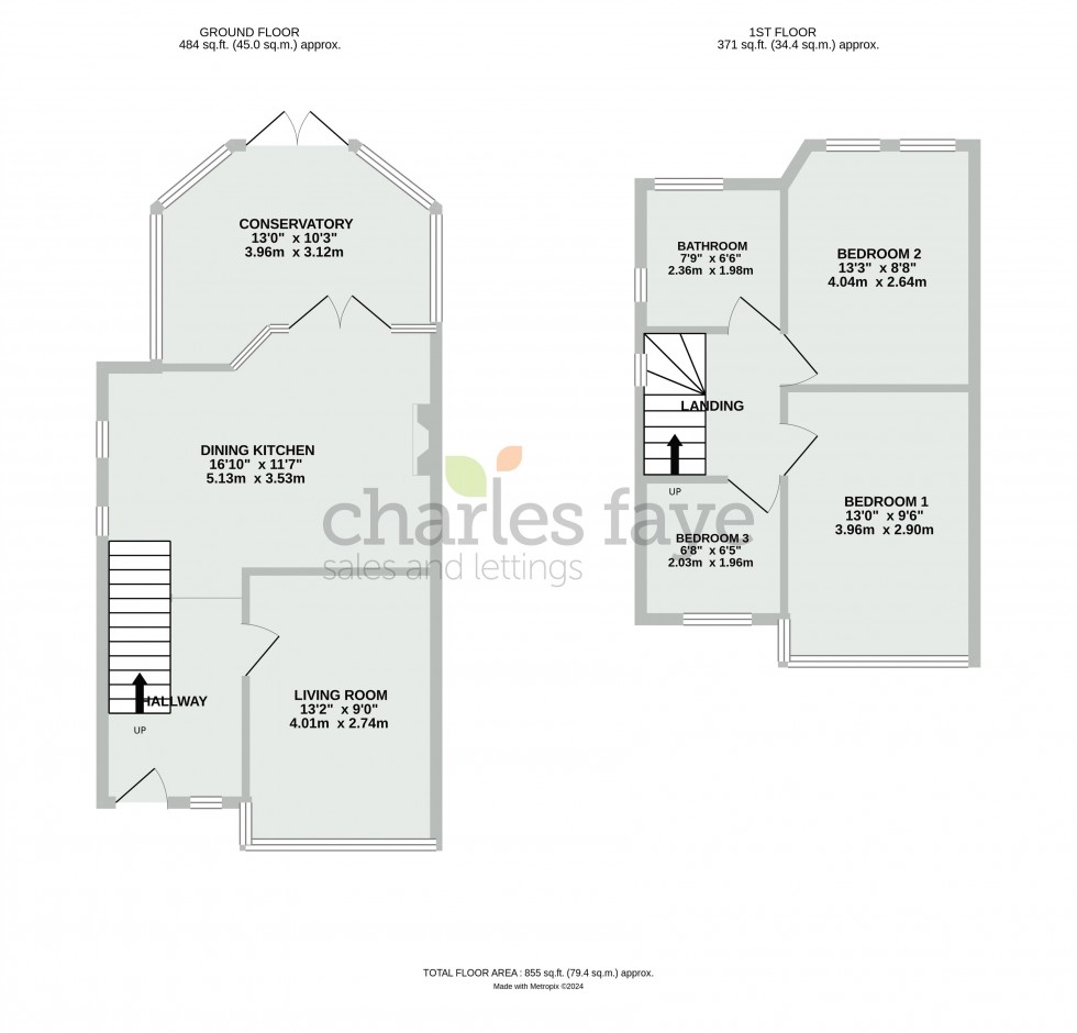 Floorplan for North Street, Calne