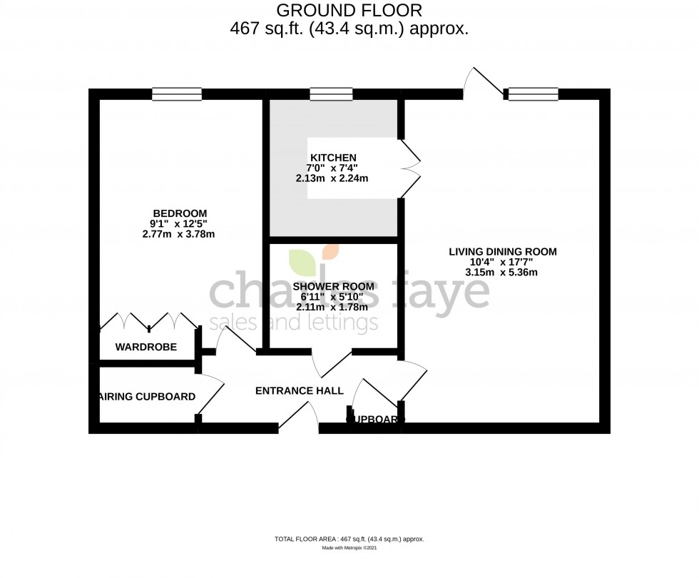 Floorplan for Penn Court, Calne