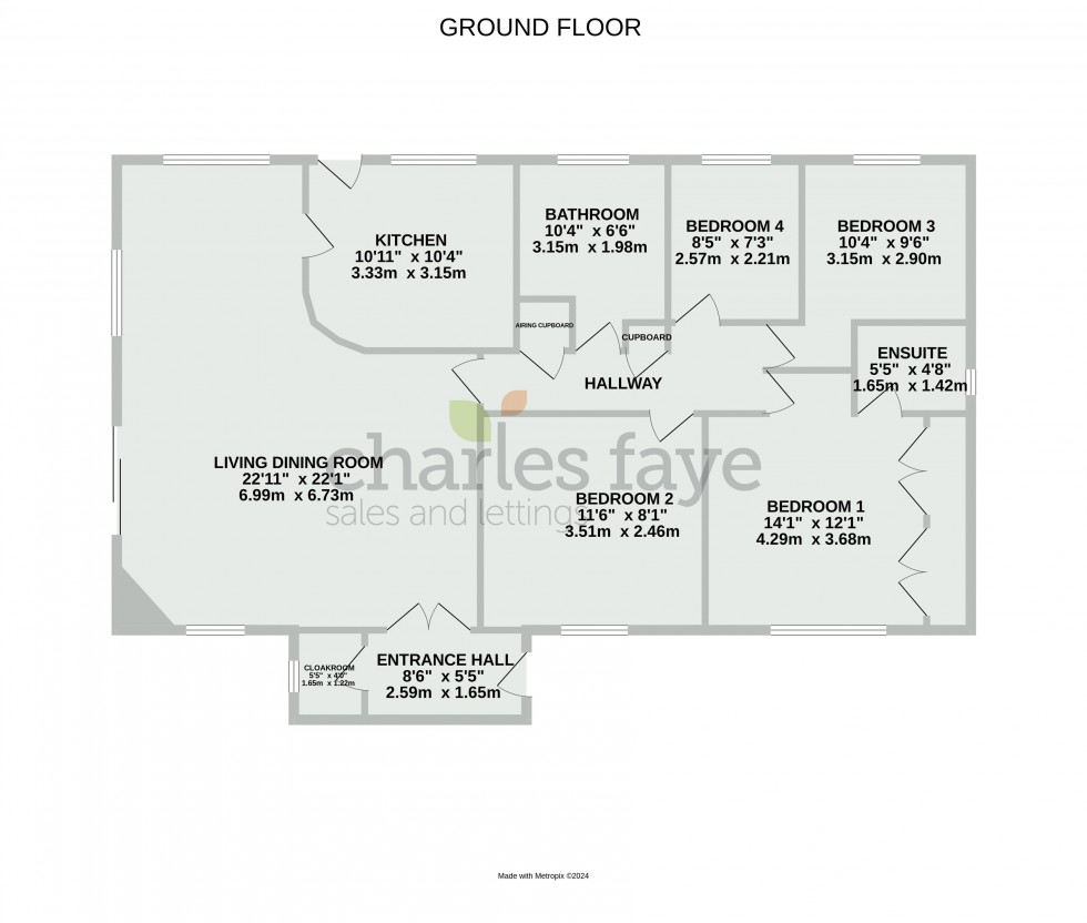 Floorplan for Keevil Avenue, Calne