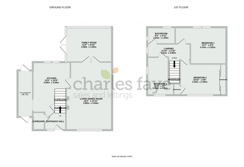 Floorplan for Ridgemead, Calne