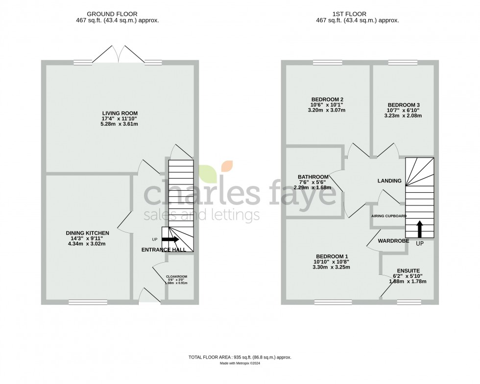 Floorplan for Larkspur Drive, Calne