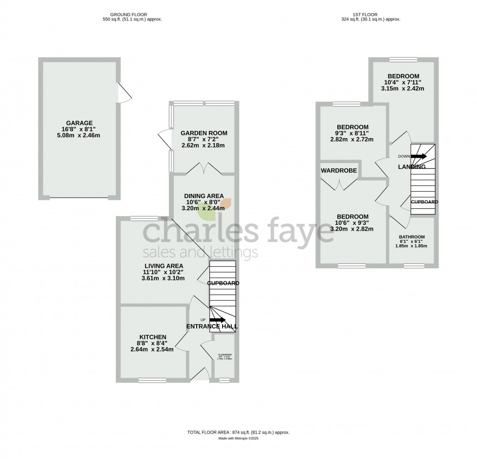 Floorplan for Poppy Close, Calne