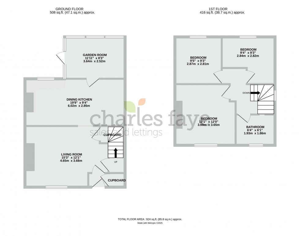 Floorplan for London Road, Calne