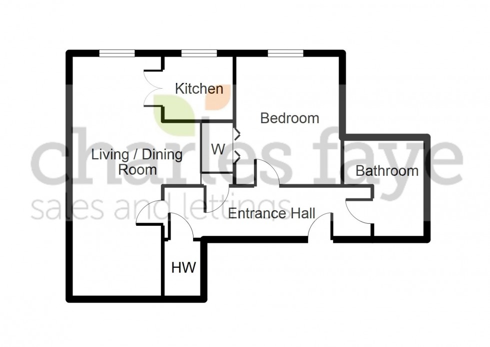 Floorplan for Penn Court, Calne