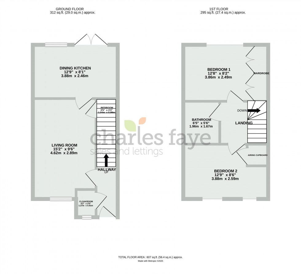 Floorplan for James Avenue, Calne