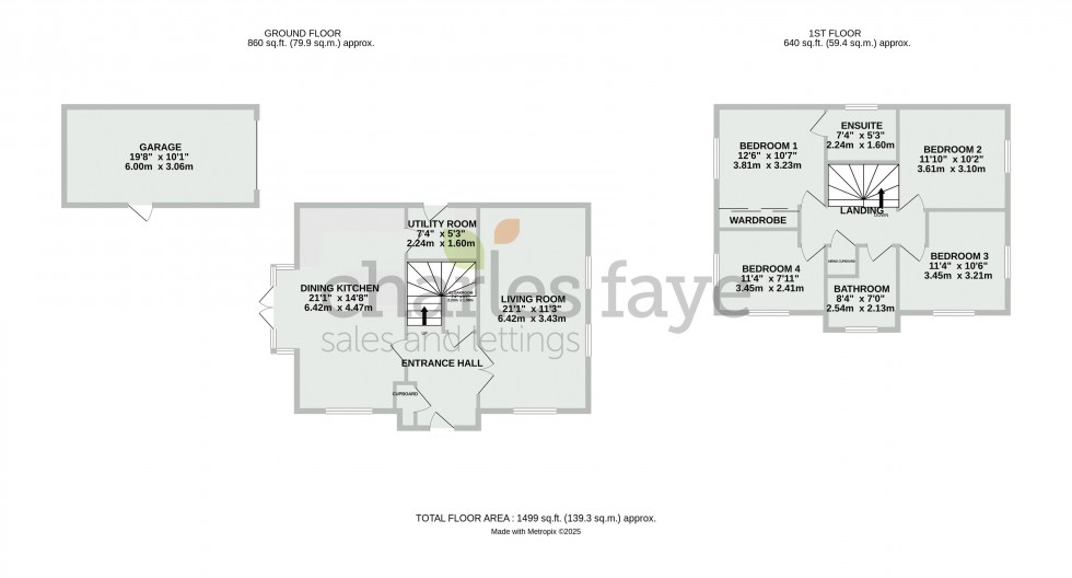 Floorplan for Studley Gardens, Studley