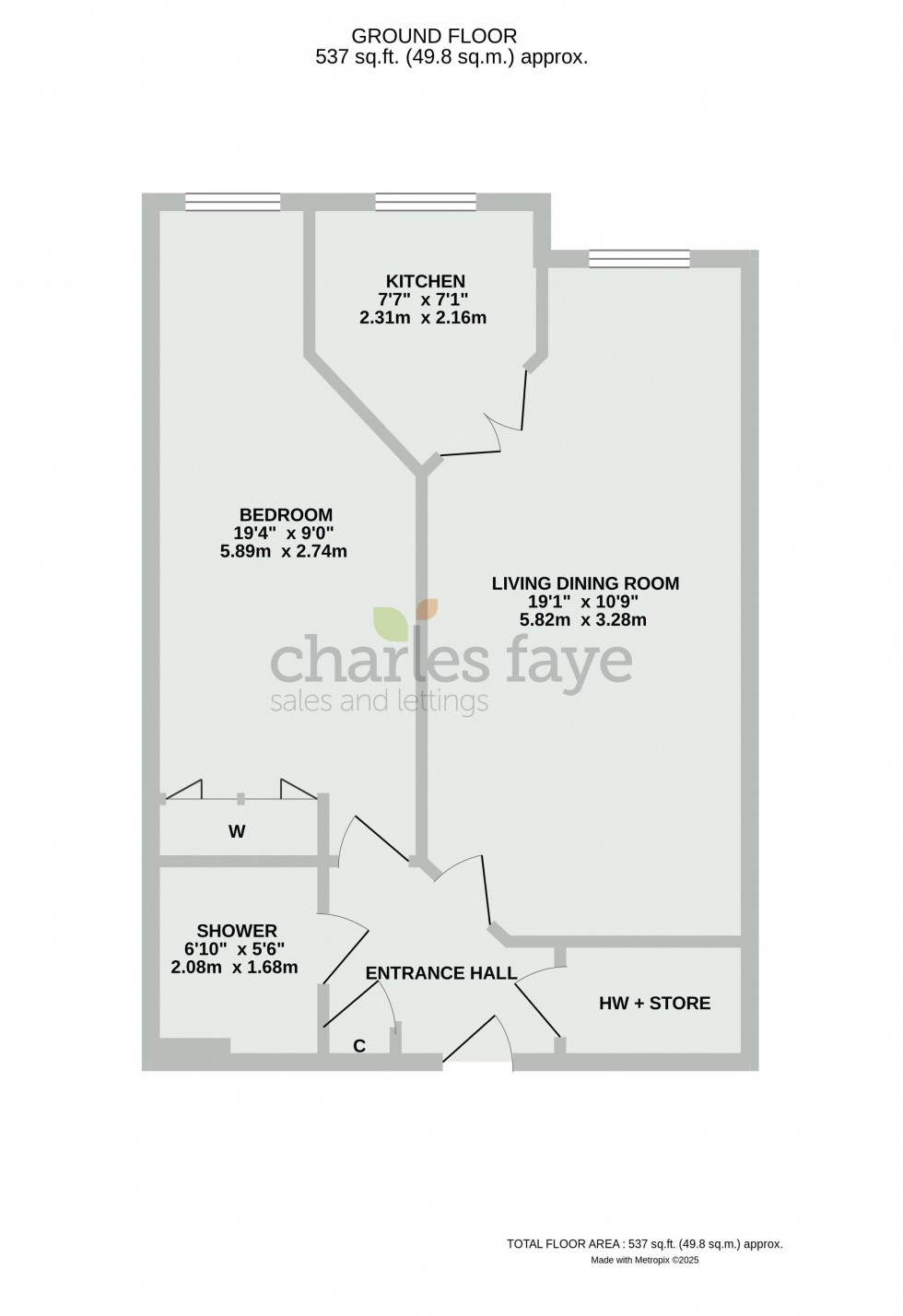 Floorplan for Penn Court, Calne