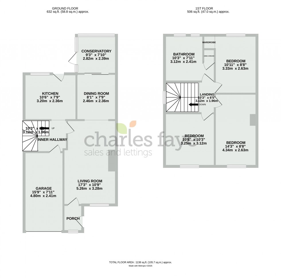 Floorplan for Cotswold Close, Calne
