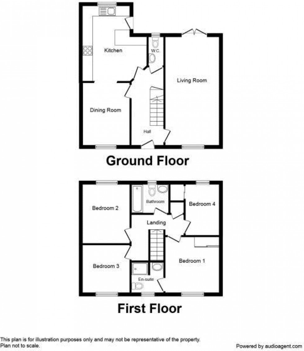 Floorplan for Kestrel Close, Calne