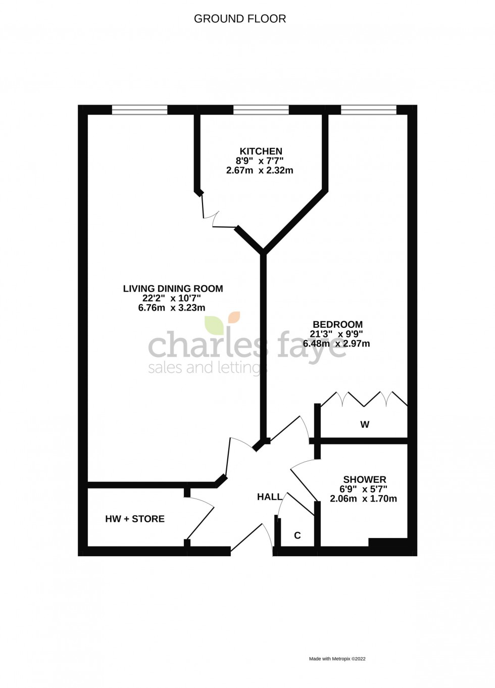 Floorplan for Penn Court, Calne