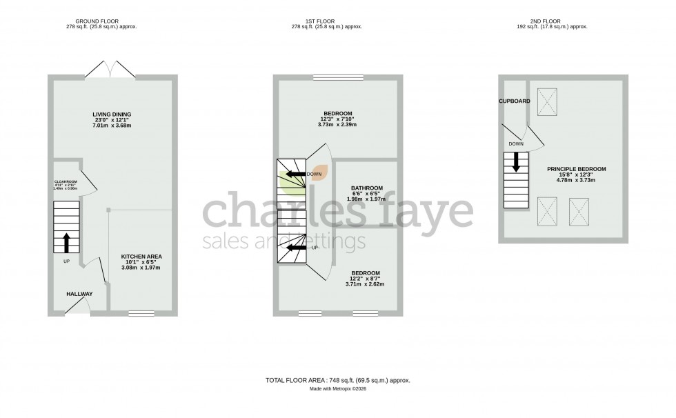 Floorplan for Rutherford Close, Calne