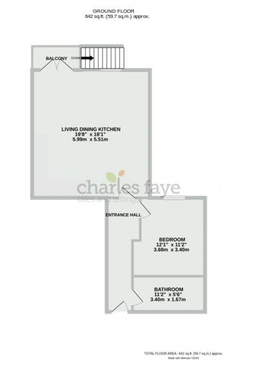 Floorplan for The Woodlands, Calne