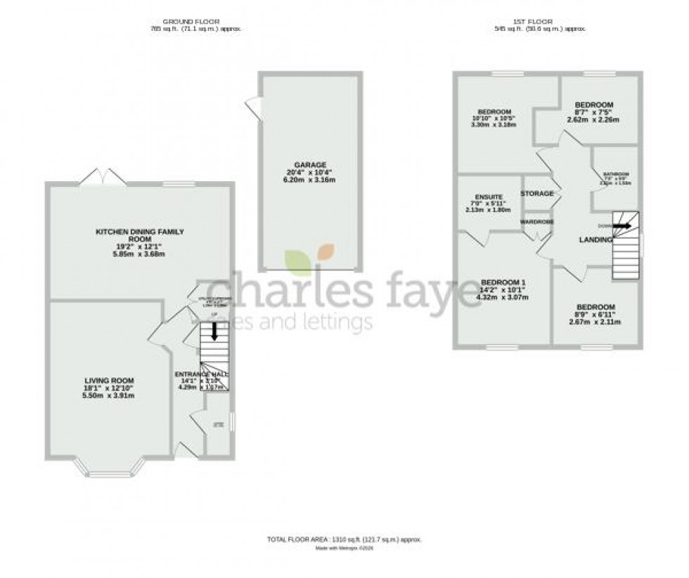 Floorplan for Hurricane Drive, Calne