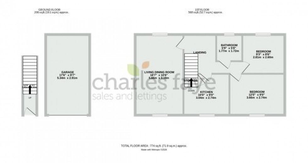 Floorplan for Dakota Drive, Calne