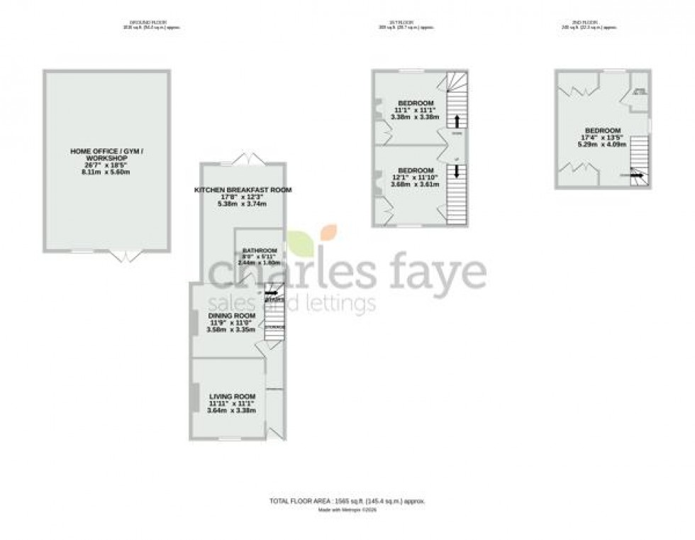 Floorplan for Victoria Terrace, Calne