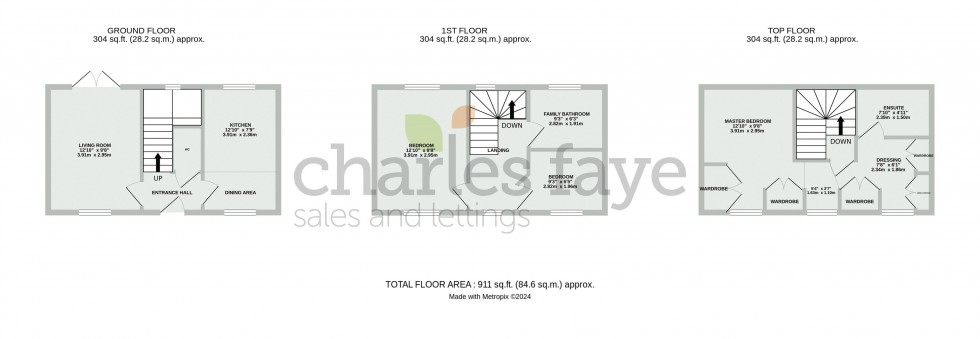 Floorplan for King Edward Close, Calne