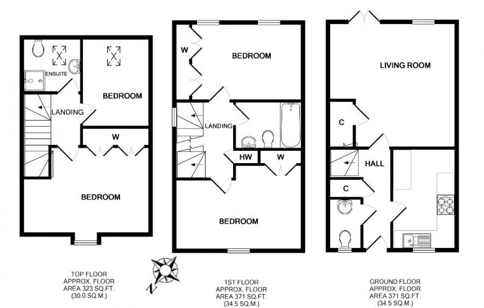 Floorplan for Bream Close, Calne