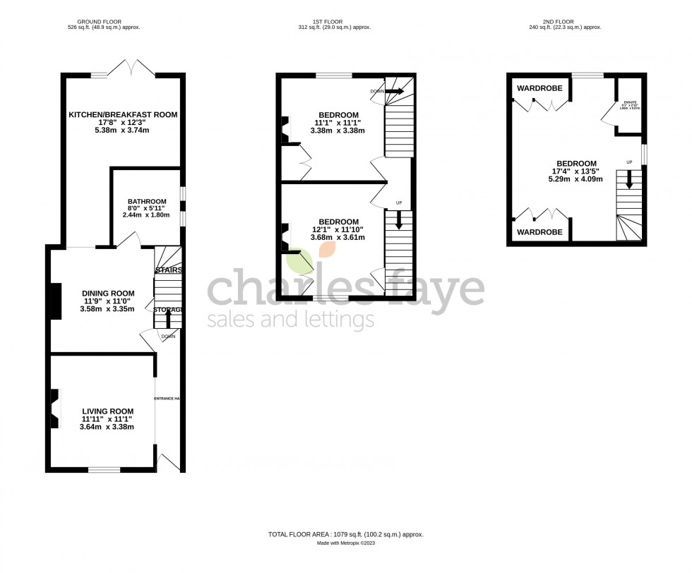 Floorplan for Victoria Terrace, Calne