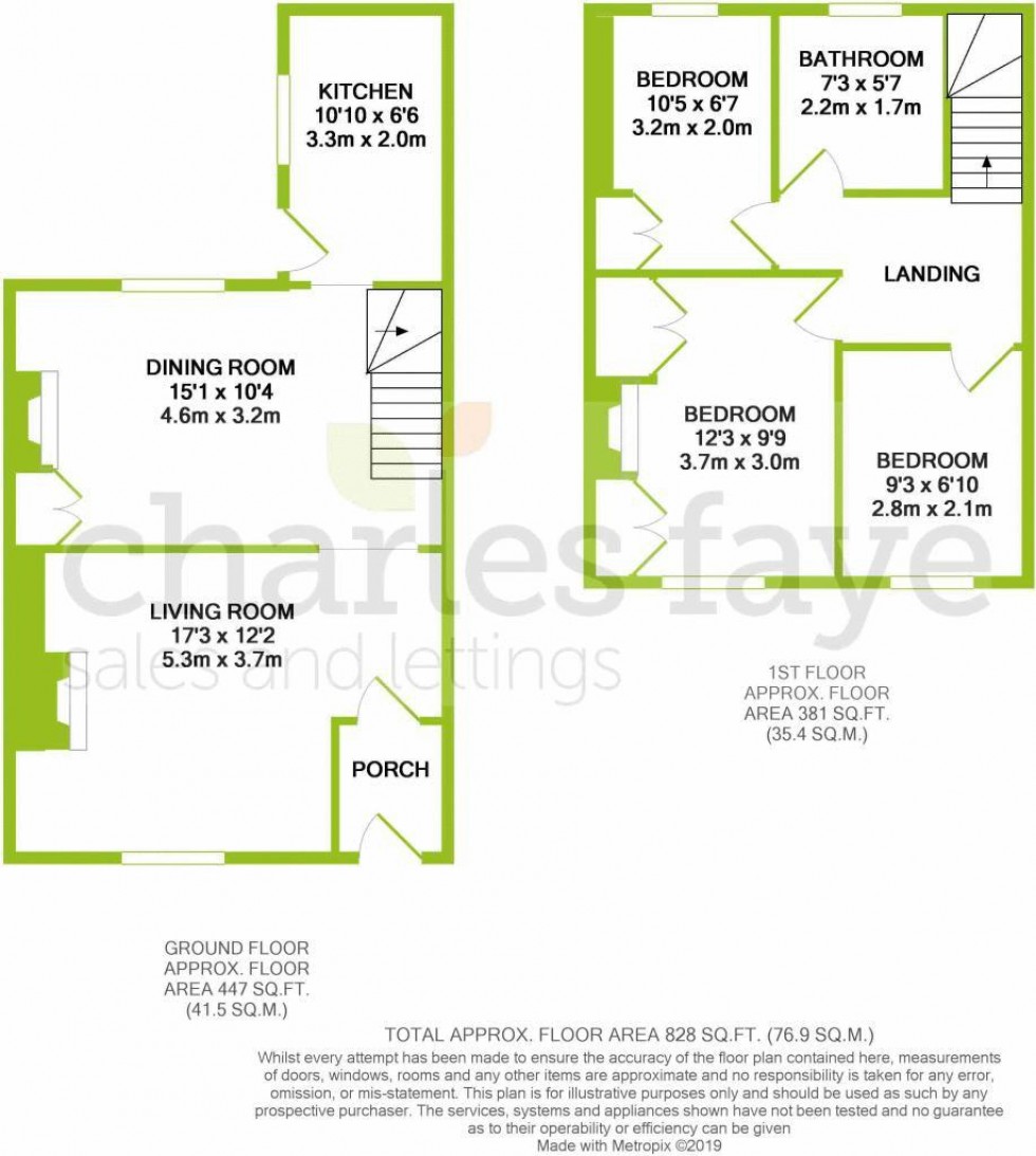 Floorplan for New Road, Calne